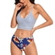 thumbnail image 5 of Nuevo traje de baño dividido para mujer Traje de baño sexy con estampado de rayas informales Fridja  nalpqowj19445, 5 of 8