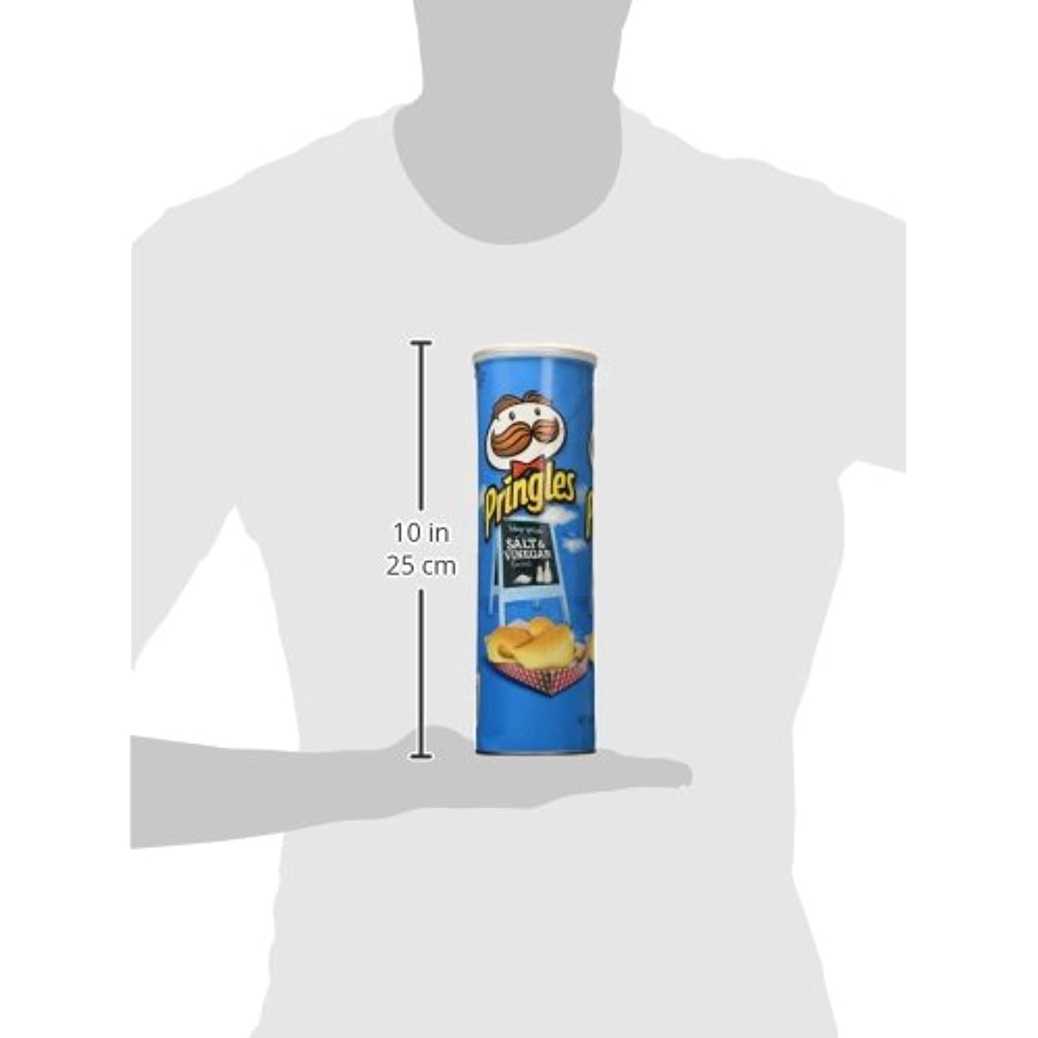 Pringles Salt and Vinegar Chips, 5.96 Oz.