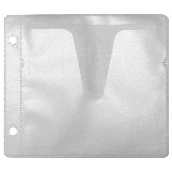 CheckOutStore 50 Premium CD Double-sided Refill Plastic Sleeve White