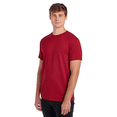thumbnail image 5 of JERZEES Short Sleeve T-Shirt Crimson Crewneck Shirts for Men, 50/50 Cotton/polyester Single Tee, Size 3XL, 5 of 5