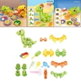 thumbnail image 4 of Dinosaurio divertido barro coloreado interacción entre padres e hijos juguete niños niños educativo braquiosaurio perfke Plastilina, 4 of 7