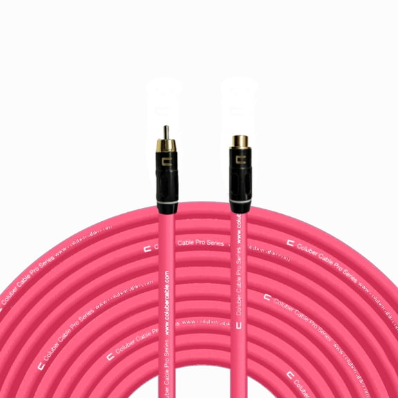 Coluber Cable - RCA Male to RCA Female - Pro Audio Music Interface Connector