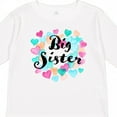 thumbnail image 4 of Inktastic Big Sister Hearts Girls Long Sleeve Toddler T-Shirt, 4 of 5