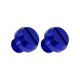 thumbnail image 1 of Tapones para agujeros de espejo de motocicleta Unique Bargains Rosca de mano derecha M10x1.25 Tornillos de espejo retrovisor de motocicleta Azules 2 Pcs, 1 of 1