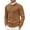 A-brown, variant on Men's Crewneck Knit Sweater Slim Fit Lightweight Casual Twist Patterned Cable Knitted Pullover