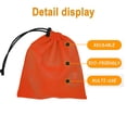 thumbnail image 3 of ENTASSER 8 Pieces Mesh Bags Drawstring Mesh Bags Small Gift Bag with Sliding Drawstring for Toys Gifts 16*18cmOrange-red, 3 of 6