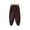 Brown, variant on Snow Pants Boys Jogger Pants Elastic Trousers Cozy Warm Fabric for Casual Play and Everyday Wear Size:8-10 Years