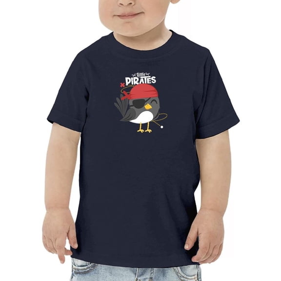 Cute Little Pirate Bird T-Shirt Toddler -Image by Shutterstock, 2 Toddler