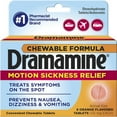 thumbnail image 2 of Dramamine Motion Sickness Relief Dual Action, Orange Flavor, 8ct, 2-Pack, 2 of 5