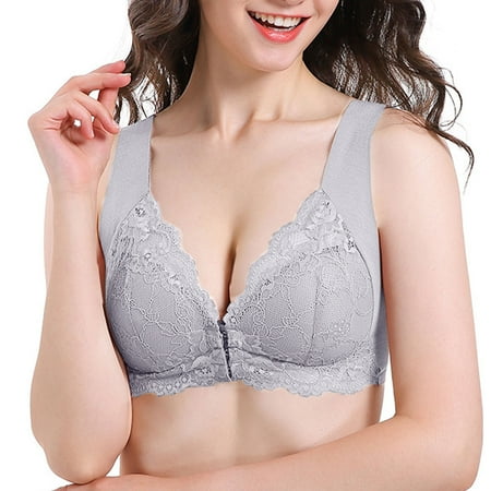 

Promotion! Underwear for Women Deals for 2023 Sexy Push Up Underwire Padded Lace Flowy Everyday Bras Black XXXL