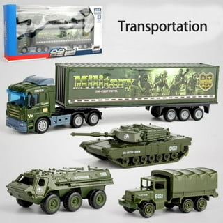  Big Daddy Military Missile Transport Army Truck Defence System  18 Long Range Missile Jungle Camouflage Toy Truck : Toys & Games