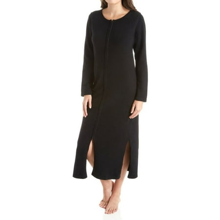 Cashmere Womens Robe - Women's Arlotta 3329 Long Front Zipper Cashmere Robe