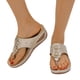 thumbnail image 3 of WILLBEST Sandalias Flexibles Para Mujer, Chanclas Con Soporte De Arco Para Caminar Cómodamente, Sandalias De Cuña De Verano Con Función De Masaje Y Plataforma., 3 of 8