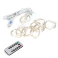 thumbnail image 2 of Cadena de luz LED, 3x3m USB 300LED Chips Cadena de luces de cortina Cadena de luz de control remoto Diseño exquisito, 2 of 8