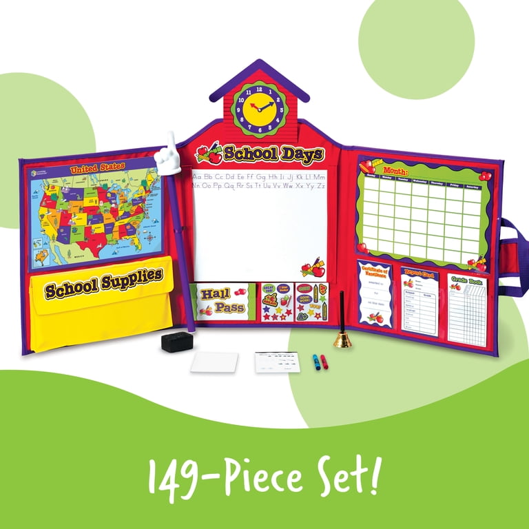 Learning Resources Pretend & Play School Set, Preschool Toys, Ages