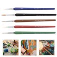 thumbnail image 1 of unbranded 5Ud Pinceles De Caligrafía China Tradicional Para Escritura Y Pintura Con Mango De Madera Color Surtido, 1 of 8