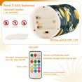 thumbnail image 5 of Yayeee Flameless Candles with Remote Flickering Battery Operated Multi Color Changing, Floral Lemons, 5 of 7