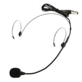 thumbnail image 1 of 3xDoble Gancho Para La Oreja Auriculares Con Cable Micrófono Tipo Diadema Negro XLR De 4 Pines Sunnimix Micrófono de auriculares de 3 pines, 1 of 8