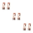 thumbnail image 3 of fastboy Ornements pour Cheveux Outils de Coiffure Robustes Simples Clip Latéral Attache-Pression Rose Rouge 3Set, 3 of 6