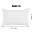 thumbnail image 2 of Unique Bargains 2-Piece Soft Microfiber Pillowcases, Queen, White, 2 of 8
