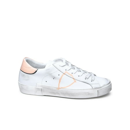

Philippe Model Woman White Leather Sneakers