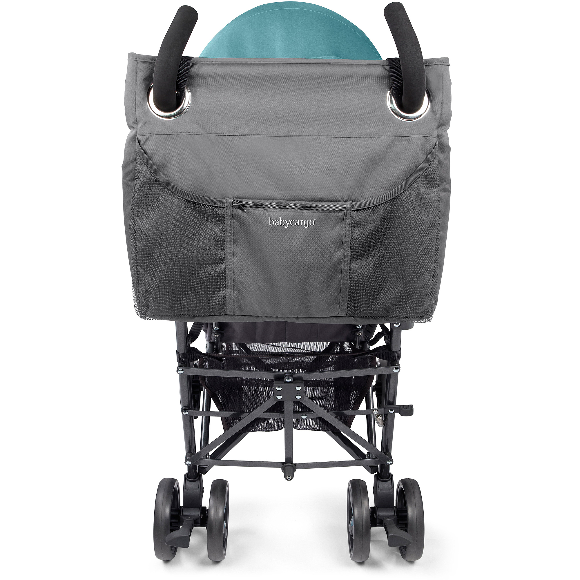 Baby Cargo Series 50 Bundle Stroller and BONUS Diaper Bag; Charcoal/Teal - image 2 of 7