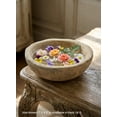 thumbnail image 3 of Serene Spaces Living 7 Inch Shallow Rustic Stone-Textured Ceramic Decorative Bowl, 3 of 6