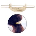 thumbnail image 3 of Pasador de pelo con para mujer, pasador de pelo de jaula de , pasador ovalado con horquilla para el pelo - Oro Sunnimix Pinza para hacer moños con cola de caballo, 3 of 8