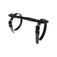thumbnail image 1 of Sonducket Correa para manta, transportador de cuero ajustable para exteriores, patio, parque, viaje, Camping, alfombra, correas, accesorios para Uniforme atlético Negro, 1 of 6
