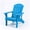 blue, variant on SERWALL Outdoor Folding HDPE Adirondack Deck Chair - Patio & Outdoor Lounge, Weather‑Resistant
