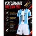 thumbnail image 5 of Quad Seven Boys Athletic Shorts Set Breathable Soccer Jersey Shirt & Soccer Shorts Set 2 Piece, 5 of 6