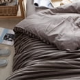 thumbnail image 3 of Namzi Bed Sheets Set, Bedding Sheets Pillowcases Kit, Twin Bed Set, Hotel Bedding, Home Decor(Dark Brown), 3 of 4