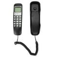 thumbnail image 3 of Corded Phone, Wired Landline Flash Function Wearable LCD Screen Calendar Display  for Office for Home Red,White,Black, 3 of 8