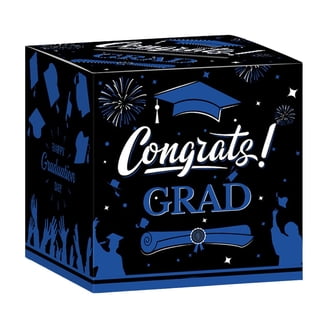 Graduation Cap-Shaped Message Card Boxes for Party Favors and Souvenirs,  Perfect Graduation Party Decorations - Walmart.com