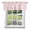 Pink, variant on Kitchen Cafe Valance Curtain for Small Windows,Retro Moroccan Red Geometric Rod Pocket Short Valances,54x18in