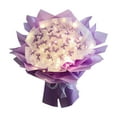 thumbnail image 2 of Kits de materiales sin terminar para ramos de mariposas creativos, elegantes regalos de novia realistas Violeta 52 Mariposa, 2 of 9