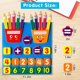 thumbnail image 3 of Numbers Felt Board Set Toddler Felt Counting Board Educational Toy Math Teaching Aid for Nursery, Preschool, 3 of 4