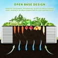 thumbnail image 5 of Outdoor Metal Raised Garden Bed,8x4x2ft Planter Box for Vegetables,Flowers,Herbs w/478 Gallon Capacity,Silver, 5 of 9
