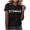 New-Black, variant on PNTUTB Women's Summer Top Short Sleeve Round Neck Comfortable Blouse Fashionable Casual T Shirt