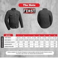 thumbnail image 3 of First Mfg Co - The Moto Shirt - Recycled Canvas - Motorcycle Biker Riding Shirt - Canvas - Olive Green - 2X Large, 3 of 4