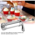 thumbnail image 2 of Pistola de Acero Inoxidable Cookie Press con 20 Discos para Hornear, Kit para Hacer Galletas Spritz, 2 of 9