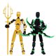 thumbnail image 2 of 2 Pcs High Quality T13 Joint Activity Figure, T13 Action Figure Robot,Stikbot Toys with Weapon Accessories, Titan 13 Action Figure, The Toys That Children Hope To Have (Multi-Color), 2 of 5