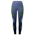 thumbnail image 4 of MKLEKYY Pantalones deportivos para mujer, leggings con estampado navideño para mujer, leggings de ejercicio para fitness, pantalones de yoga 2584, 4 of 4