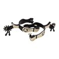 thumbnail image 2 of 2 espuelas para caballo, acero inoxidable, fáciles de instalar, espuelas vaqueras occidentales con ruedecilla giratoria para entrenamiento de, 2 of 8