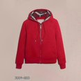 thumbnail image 3 of Premium British Style Unisex Hooded Pullover Jacket, Full Zip Cardigan Coat for Men and Women, 3 of 4