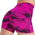 thumbnail image 2 of Bxsruta Seamless High Waisted Biker Shorts for Women, Nylon Spandex Workout Shorts for Gym Yoga Running, 2 of 5