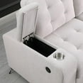 thumbnail image 2 of Arel LHF Sectional Sleeper Bed, Beige, 2 of 4