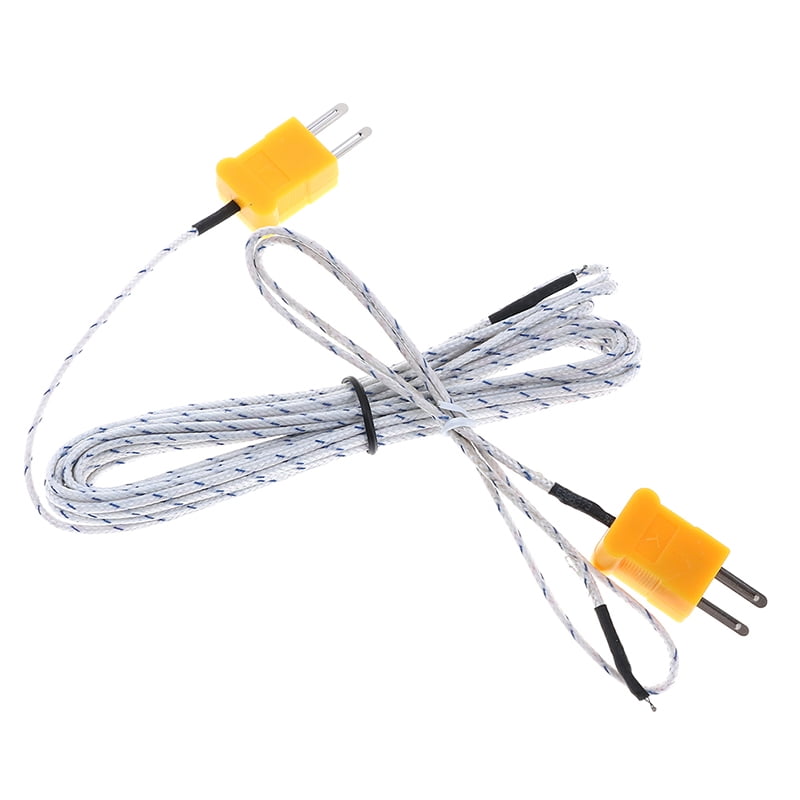 1PC K type temperature sensor thermocouple probe cable wire 0.5/4m Q*BWSJCAKUN 