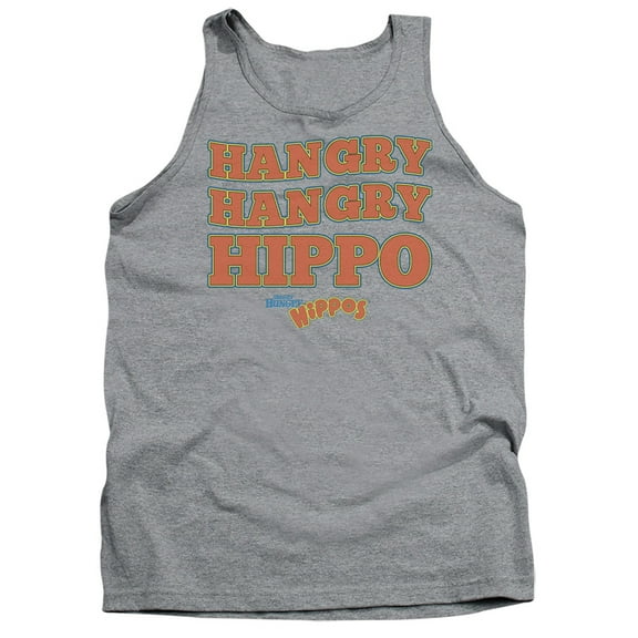 Hungry Hungry Hippos Hangry Adult Tank Top Athletic Heather