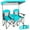 Turquoise, variant on Spaco Portable Folding Camping Canopy Chairs with Cup Holder-Turquoise,Folding Camping Chairs for Adult Hiking Fishing Beach
